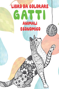 Libro da colorare - Economico - Animali - Gatti