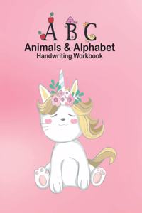 ABC Animals & Alphabet Handwriting Workbook