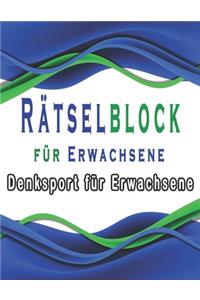 Rätselblock für Erwachsene