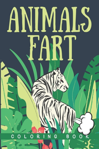 Animals Fart Coloring Book