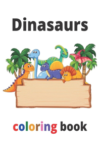 Dinosaurs coloring book