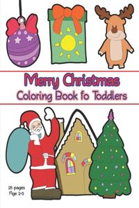 Merry Christmas Coloring Book For Toddlers