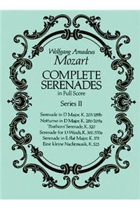 Complete Serenades in Full Score, Series II