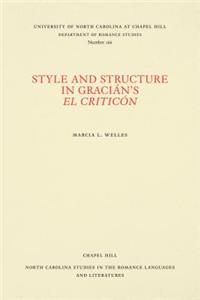 Style and Structure in Gracian's El Criticon