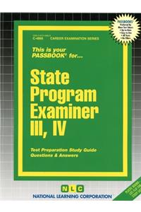State Program Examiner III, IV