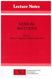 Lexical Matters