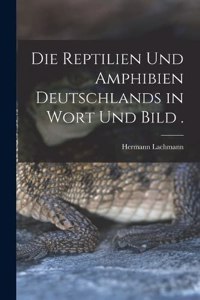 Reptilien und Amphibien Deutschlands in Wort und Bild .