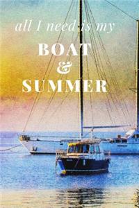 All I need is Summer and my boat