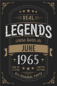 Real Legends were born in June 1965