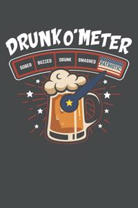 Drunkometer Sober Buzzed Drunk Smashed Patriotic