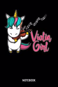 Violin Girl Notebook