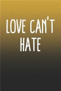 Love Can't Hate