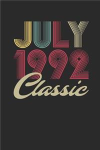 Classic July 1992