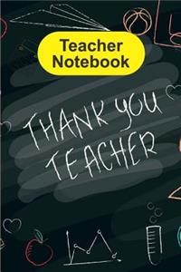 Teacher Notebook Thank You Teacher