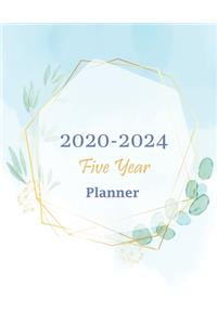 2020-2024 Five Year Planner: 60 Months Calendar 5 Year Appointment Calendar, Agenda Schedule Organizer Logbook and Journal Appointment Notebook Holidays (2020-2024 Monthly Plann