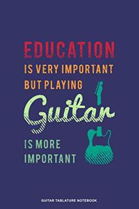 Guitar Tablature Notebook