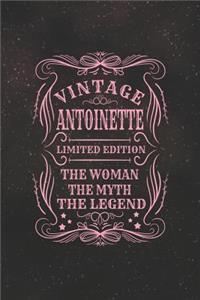 Vintage Antoinette Limited Edition the Women the Myth the Legend