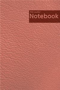 Pink Leather Notebook