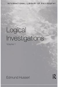 Logical Investigations Volume 1