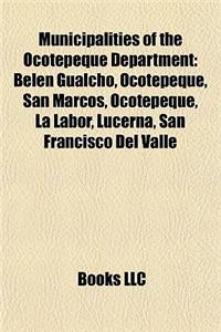 Municipalities of the Ocotepeque Department