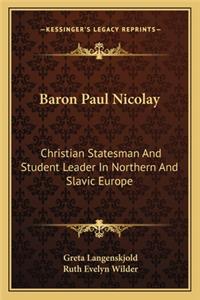 Baron Paul Nicolay