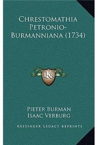 Chrestomathia Petronio-Burmanniana (1734)