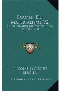 Examen Du Materialisme V2