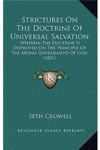 Strictures On The Doctrine Of Universal Salvation