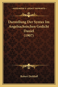 Darstellung Der Syntax Im Angelsachsischen Gedicht Daniel (1907)