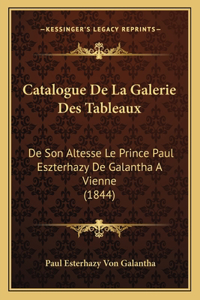Catalogue De La Galerie Des Tableaux