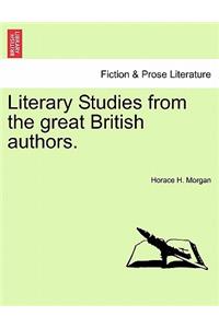 Literary Studies from the Great British Authors.