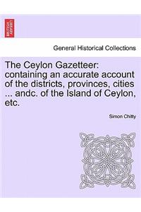 The Ceylon Gazetteer