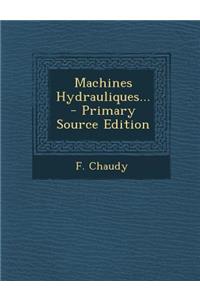 Machines Hydrauliques...