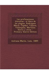 Las Profanaciones Literarias