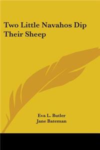 Two Little Navahos Dip Their Sheep