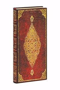 Paperblanks Golden Trefoil Hardcover Mini Lined Elastic Band Closure 240 Pg 120 GSM