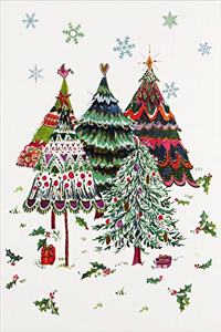 Merry Evergreens Small Boxed Holiday Cards