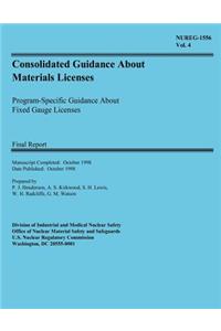 Consolidated Guidance About Materials Licenses Program