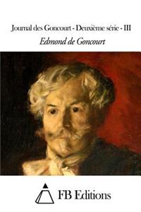 Journal des Goncourt - Deuxième série - III