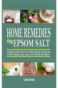 Home Remedies With Epsom Salt