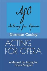Acting for Opera