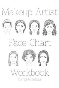 Makeup Artist Face Chart Workbook