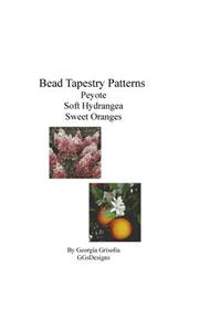 Bead Tapestry Patterns Peyote Soft Hydrangea Sweet Oranges