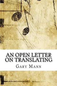 An Open Letter on Translating