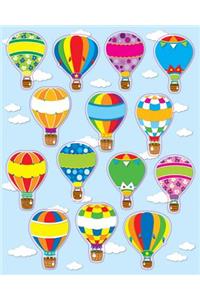 Hot Air Balloons Shape Stickers