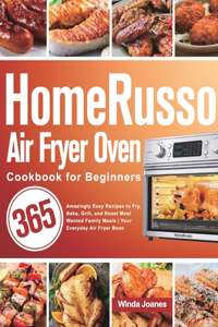 HomeRusso Air Fryer Oven Cookbook for Beginners