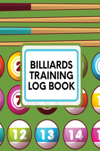 Billiards Training Log Book