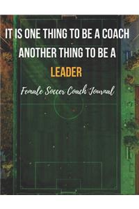 Female Soccer Coach Journal