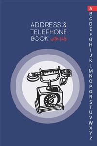 Address & Telephone Book with tabs
