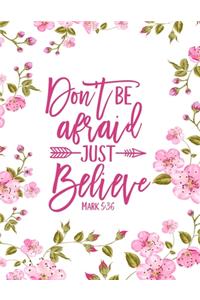 Don't Be Afraid Just Believe